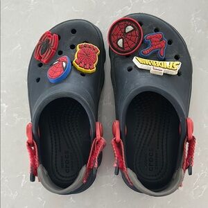 Crocs Kids Spider-Man Clogs - Navy